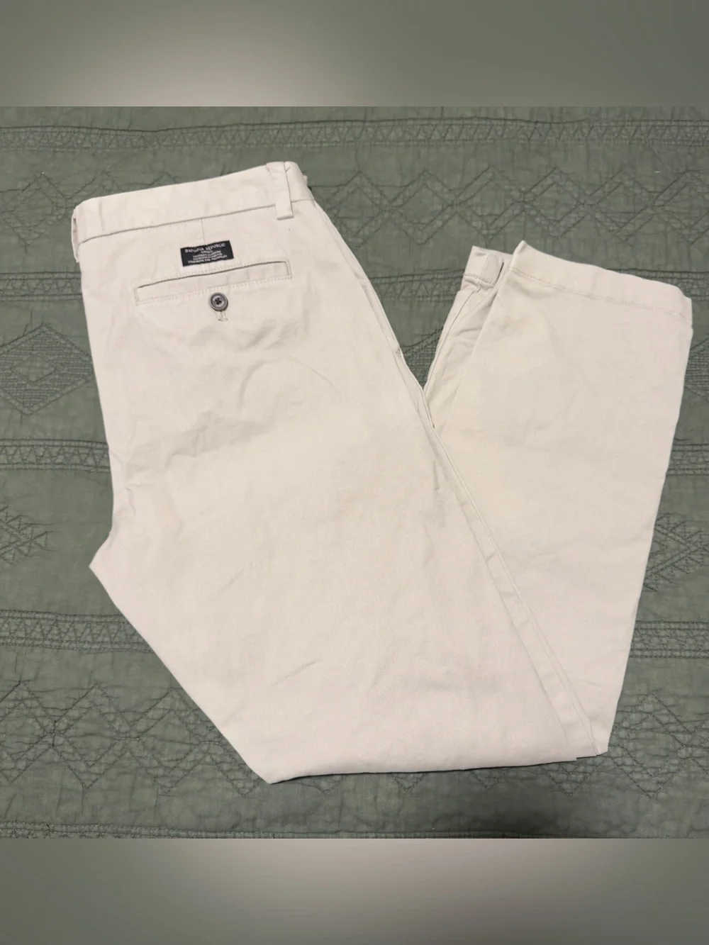 Banana Republic Fulton Skinny Chino Pants Men’s 33x30 Taupe